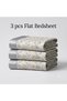 Luxury 3-Piece Turkish Satin Cotton Bedsheet Set – King Size | Ultra Soft, Breathable & Wrinkle-Resistant | Elegant Collection Bedding with 2 Pillowcases (Multicolor, King (U.K. Standard)) - 4