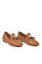 Tan Genuine Leather Women's Casual Shoes - 3