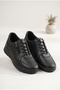 Women's Genuine Leather Comfort Casual Shoes with Laces and Zipper - 2