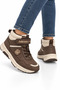 Children's Cold-Proof Trekking & Outdoor Boots Brown - 3