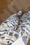 Gray Camouflage Patterned Cargo Pocket Trousers - 4