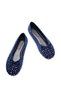 Women's Suede Stone Bow Detailed Flat Ballerinas - 2