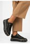 Black (Black Sole) Lace-Up Women's Sports Shoes - 3