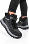 Children's Warm Non-Slip Sole Trekking & Outdoor Boots Black-Smoked