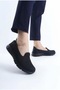Women's Black Laceless Memory Foam Orthopedic Mother Mesh Cloth Summer Sports Daily Ballet Walking Shoes - 2
