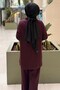Kahma Turtleneck Knitwear Tunic Pants Set - 4