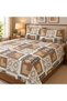 King Size Flat Bedsheet Set, 3 Pieces, 260 x 240 cm (Beige) - 8