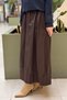 Kahma Skirt with Pleated Detail at the Hem - 3