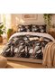 King Size Flat Bedsheet Set, 3 Pieces, 260 x 240 cm (Black)