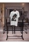 Michael Printed Crew Neck Cotton Oversize Fit Unisex Short Sleeve T-Shirt - 3