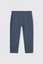 Girl's Navy Blue Denim Pants - 2