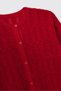 Girl's Knitwear Red Cardigan - 3