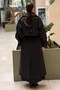 Kahma Detachable Leather Collar Detailed Epaulet Lined Trench Coat - 4