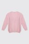 Girl's Buttoned Pink Cardigan - 2
