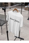 Michael J. Printed Crew Neck Cotton Oversize Fit Unisex Short Sleeve Tshirt - 2