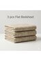 3 Pieces Flat Bedsheet Set with Floral Pattern King Size Bed Pillow Cover Set with 1 Bedsheet, 2 Pillow. Bedding Set (Light Brown Floral, King (U.K. Standard)) - 4