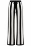 Black-Cream Striped Knitwear Trousers - 2Y241006