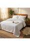 Luxury 3-Piece Turkish Cotton Bedsheet Set – 300 Thread Count, Elegant Stripe & Plain Dyed Flat Sheet Collection with Matching Pillowcases (King Size) (Royal Damask, King (U.K. Standard)) - 6