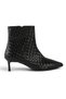 Natyy Knitted Detailed Ankle-Length Women's Heeled Boots