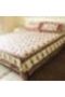 Bedsheet and 2 Pillow Covers - Maroon Light Green and Cream print - 3