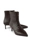 Natyy Knitted Detailed Ankle-Length Women's Heeled Boots - 3