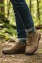 Beige Genuine Leather Lace-Up Men's Casual Shoes - 3