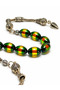 Vermeil Amber Prayer Beads Zaza Model Premium Barley Cut Special Design Metal Tassel Gift Men's Prayer Beads - 3