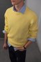 Men's Ribbed Knit Oversized Sweater