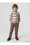 Shining Store's Glittering Choices Checked Embroidered Gabardine Boys' Shirt - 2