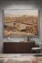 Old Mecca Cityscape Architecture Wall Art | Landscape Framed Canvas Print | Luxury Home Decor