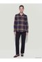 Peak New Season Navy Plaid Women's Lumberjack Shirt - 2