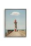 The Lone Sentinel Architecture Wall Art | Portrait Framed Canvas Print | Luxury Home Decor - 2