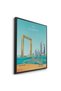 The Dubai Frame Architecture Wall Art | Portrait Framed Canvas Print | Modern Decor for Living Room - 3