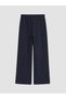 Peak New Season Navy Blue Los Angeles Printed Women's Thick Sweatpants. - 8