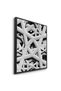 The Modern Mashrabiya Architecture Wall Art | Portrait Framed Canvas Print | Luxury Home Decor - 3