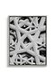 The Modern Mashrabiya Architecture Wall Art | Portrait Framed Canvas Print | Luxury Home Decor - 2