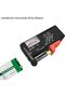 جهاز فحص البطاريات، جهاز اختبار بطاريات عالمي صغير لبطاريات AAA وAA وC وD و9V و1.5V، وبطاريات الأزرار - 4