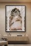 Boho-Chic Architecture Wall Art | Portrait Framed Canvas Print | Luxury Modern Decor for Living Room