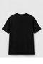 Men's Black Graffiti Printed T-Shirt Oversize Streetwear Street Style Short Sleeve T-Shirt - 3
