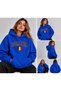 Hanorac Romania Unisex Oversized Printed Hooded Pocket Detail Premium Hoodie Sweatshirt
