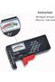 جهاز فحص البطاريات، جهاز اختبار بطاريات عالمي صغير لبطاريات AAA وAA وC وD و9V و1.5V، وبطاريات الأزرار - 3