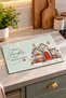 Glass Cutting Board Gingerbread House Christmas Themed - Glass Cutting Board |   30cm X 40cm - 2