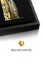 Gold Burj Al Arab Architecture Wall Art | Framed Canvas Print with Gold Foil | Luxury Home Decor - 4