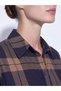 Peak New Season Navy Plaid Women's Lumberjack Shirt - 3