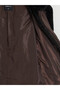Peak New Season Brown Hooded Quilted Oversize Women's Puffer Coat - 8
