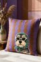 Animal Patterned Decorative Cushion Cover with Glasses for Sofa and Armchair 43X43 cm Pillowcase - 2