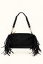 Velora Tasseled Suede Bag 98-127 Std Black