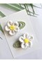 Papatya Niche Elegance Handmade Crochet 2-Piece Snap Buckle Handmade Knitted Children's Cute Hair Accessory - 3