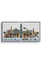 Arabian Nights Skyline Architecture Wall Art | Panoramic Framed Canvas Print | Luxury Home Decor - 2