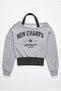 Women's Sweatshirt Swt02525 Gray Melange - 4